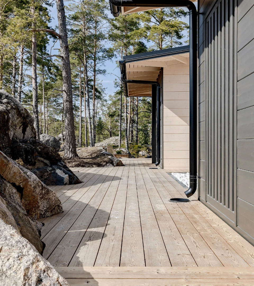 26x140 Lämpökäsitelty Kuusi Profix2 harjattu A-Laatu