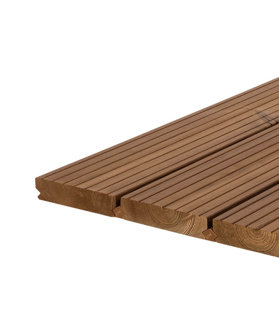 Terassilauta Lämpökäsitelty Mänty 26x117 mm Profix 2