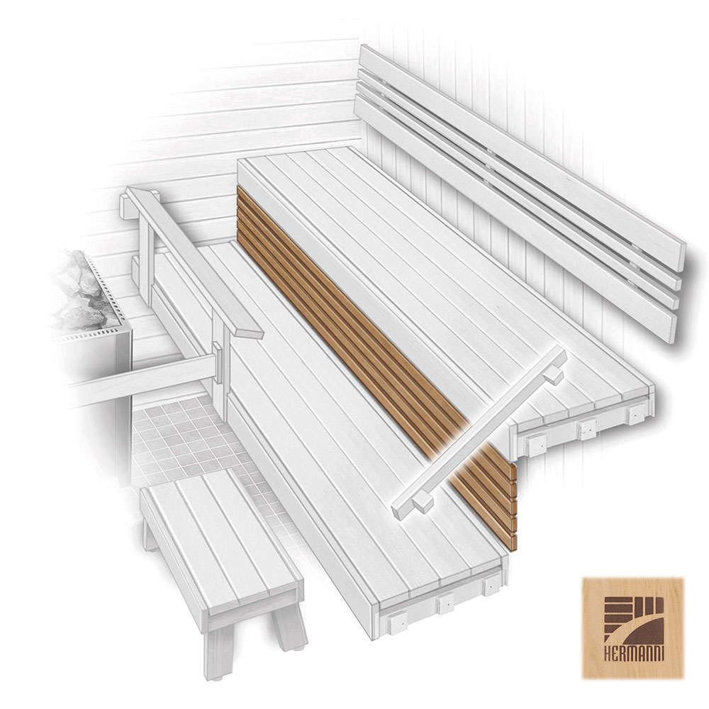 Väliritilä Lämpökäsitelty Haapa 2090 mm