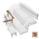 Kiuaskaide Lämpökäsitelty Haapa 1190 mm