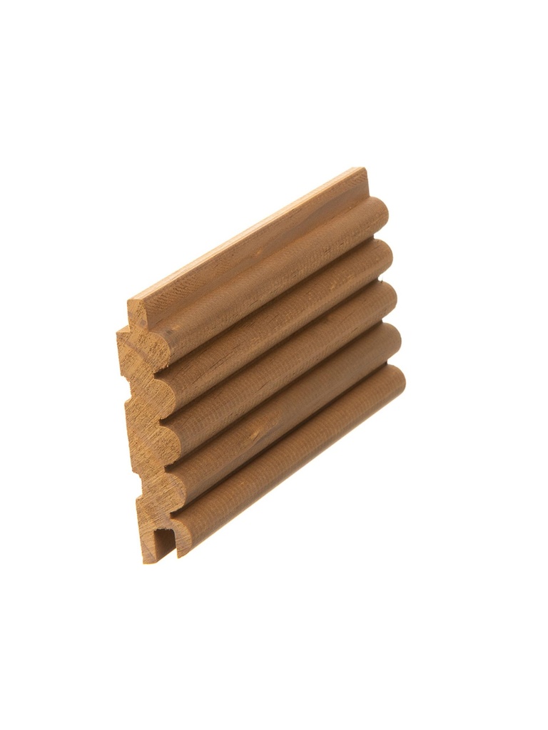 Lämpökäsitelty Radiata Mäntypaneeli 15x80x2380 mm Sormipaneeli (0,86m2/pkt, 5kpl/pkt)