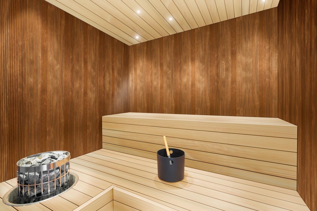 Lämpökäsitelty Radiata Mäntypaneeli 15x80x2380 mm Sormipaneeli (0,86m2/pkt, 5kpl/pkt)