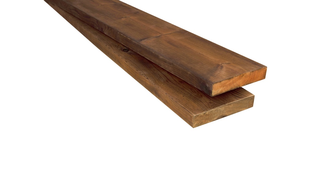 Terassilauta Kestopuu Ruskea 28x145 mm Sileä