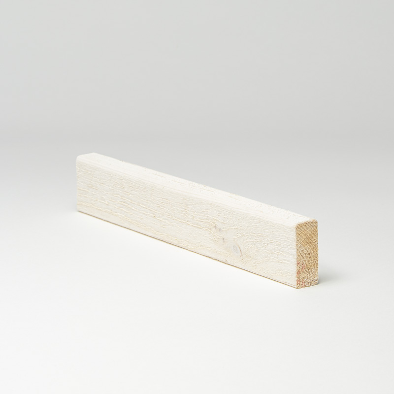 Aitalauta 20x45 mm Valkoinen