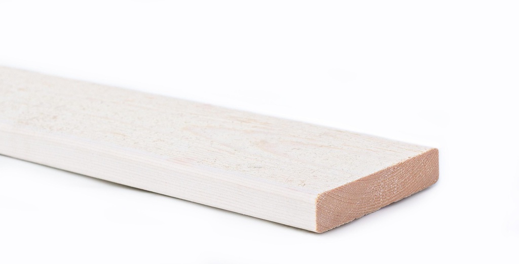 Aitalauta 20x95 mm Valkoinen