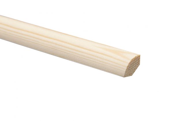 Pyörölista Mänty 15x15x3200 mm 1/4 Pyöreä