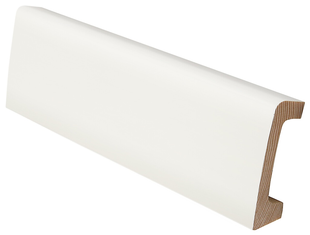 Jalkalista Mänty 20x70x3600 mm Valkoinen