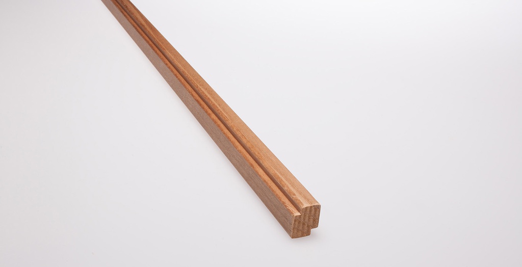 Varjolista Lämpökäsitelty Haapa 15x18x2400 mm