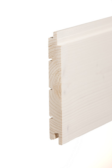 18x145 STS Kuusi Harjattu Saunas. Valkoinen l=2,37m (1,55 m2/pkt)