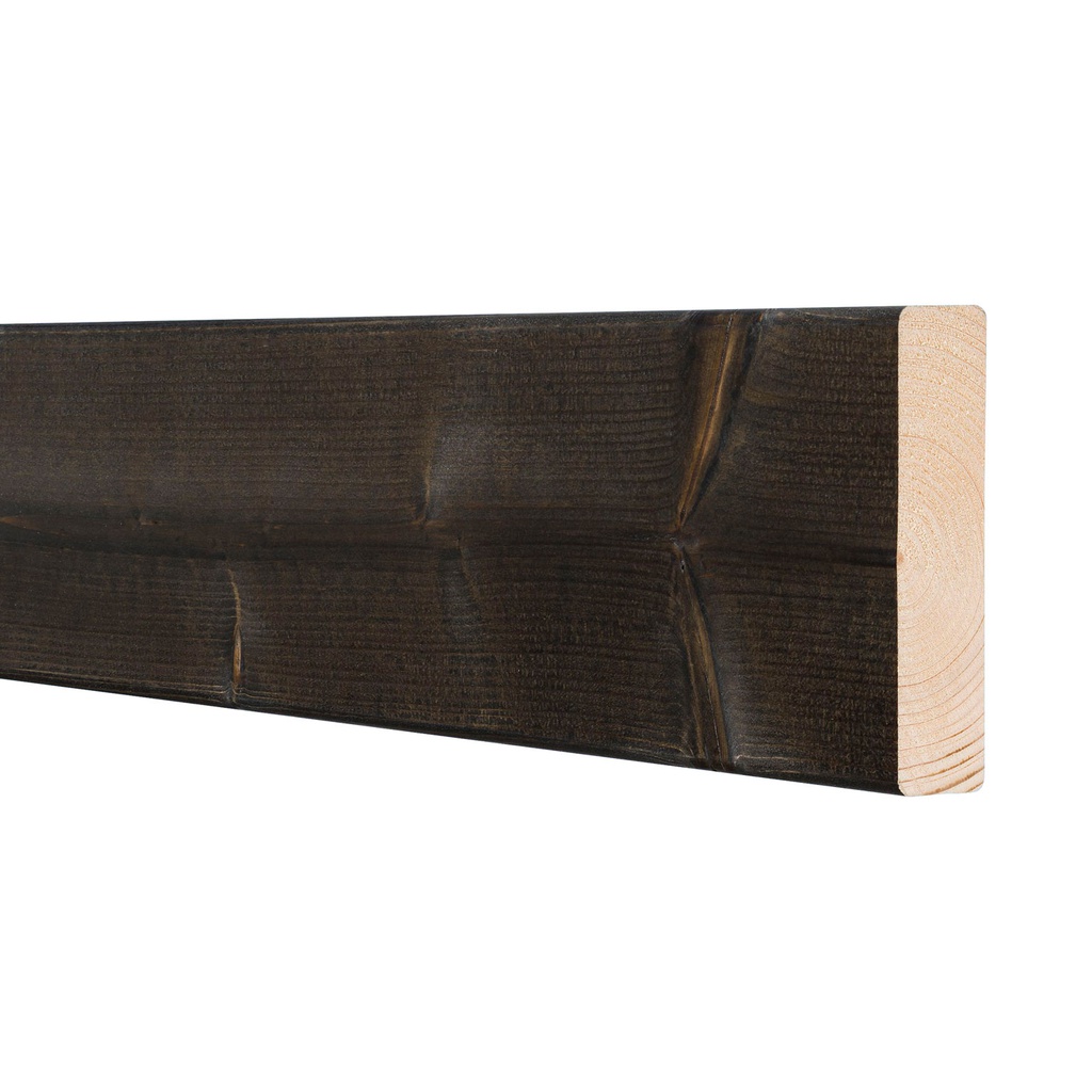 Laudelauta Kuusi 28x120x2400 mm Musta