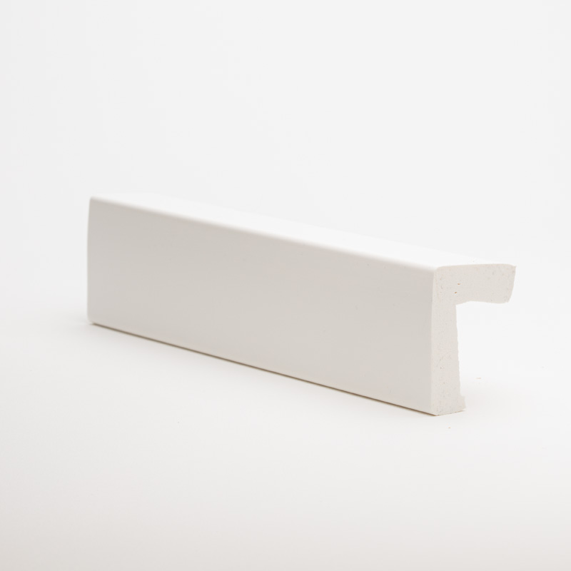 Reunalista PVC 25x42/15x2200 mm Valkoinen