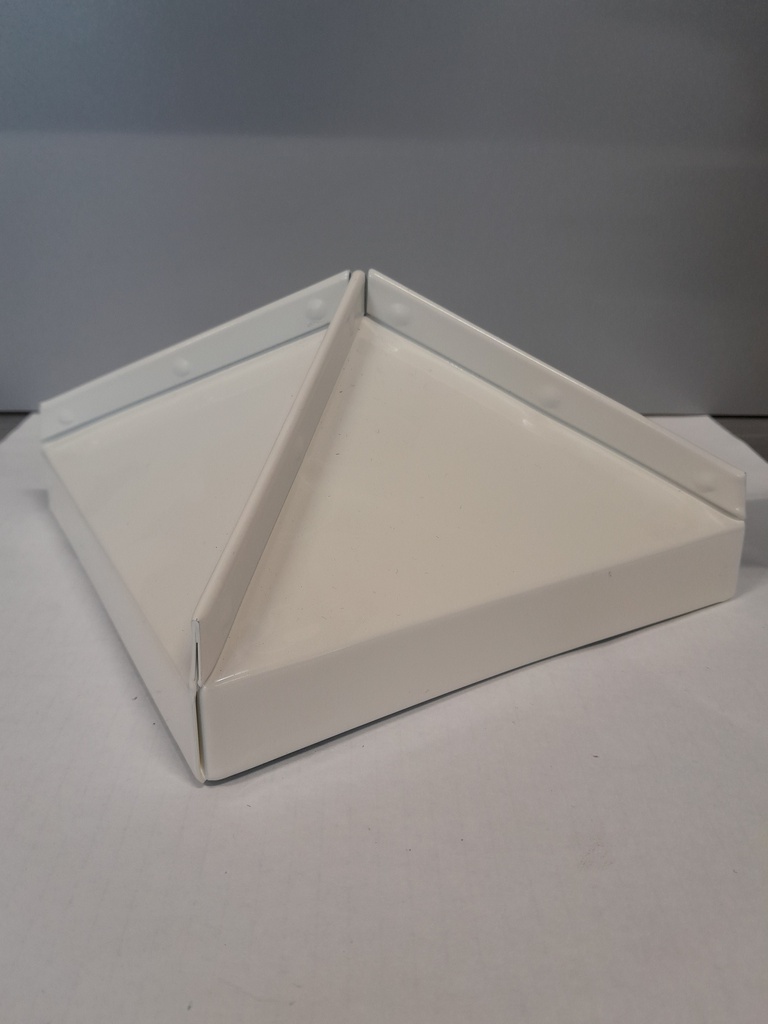 Tolpanhattu 150x150 mm Valkoinen Sinkitty