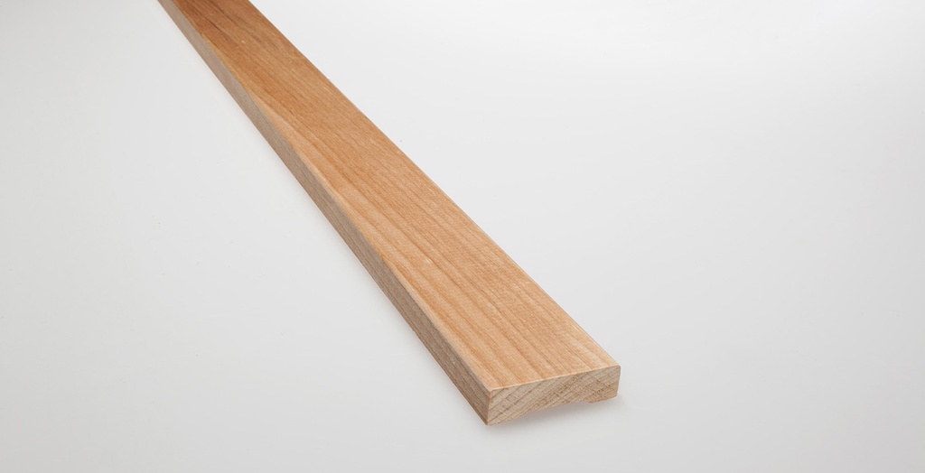 Peitelista Lämpökäsitelty Haapa 12x42x2100 mm