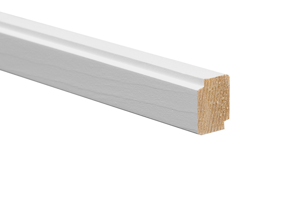 Varjolista Mänty 15x20x3200 mm Valkoinen