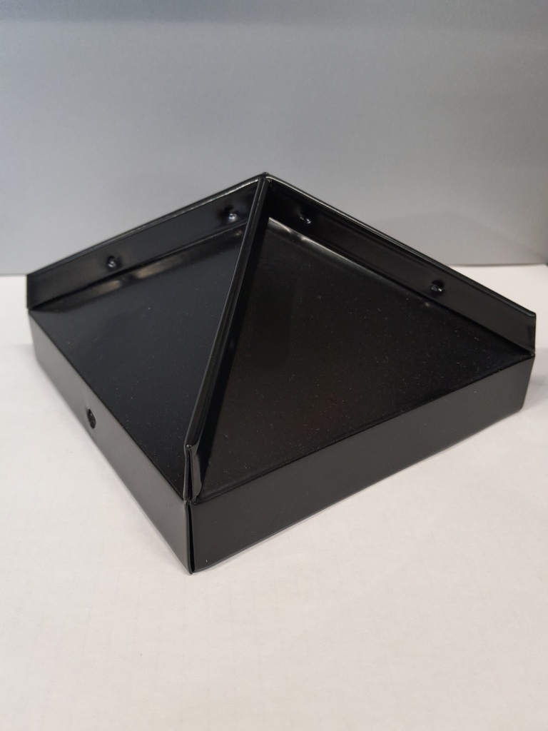 Tolpanhattu 125x125 mm Musta Sinkitty