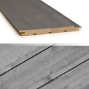 Kuusipaneeli 15x176x2350 mm Struktuuri Helmiäisharmaa (1,89 m2/pkt, 5kpl/pkt)