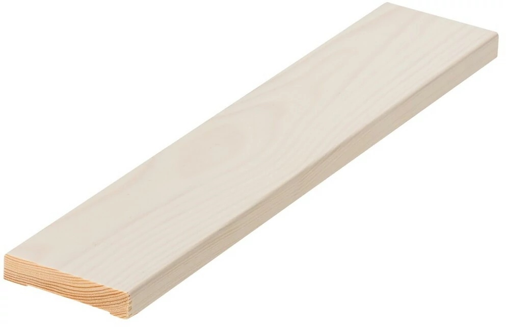 Peitelista Mänty 12x58x2200 mm Valkolakattu