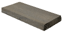 Terassilauta Kestopuu Harmaa 28x145 mm Sileä Kuumaöljytty