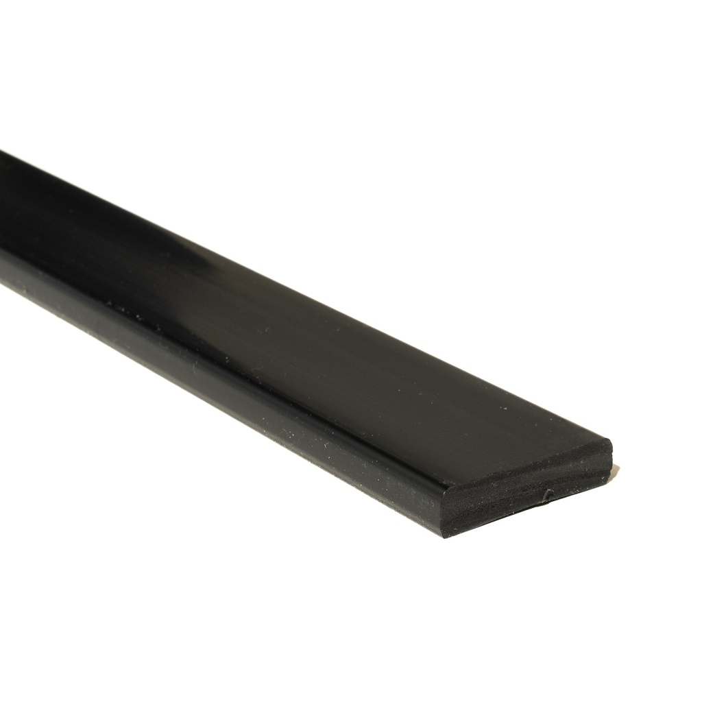 10x42 Peitelista PVC Musta l=2,2m