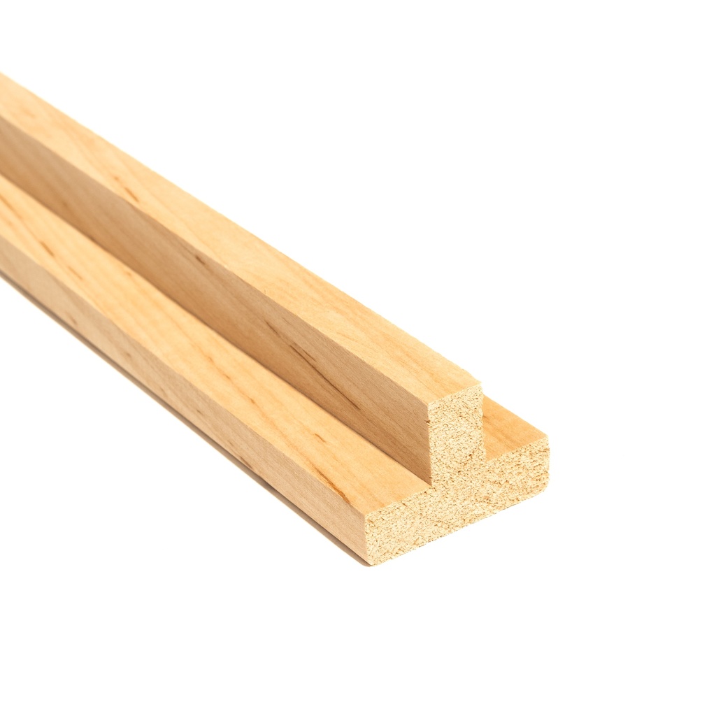 T-Lista Tervaleppä 24x32/12x2400 mm