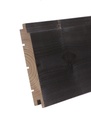 Kuusipaneeli 18x145x2370 mm STS Harjattu Savusauna Musta (1,55 m2/pkt, 5kpl/pkt)