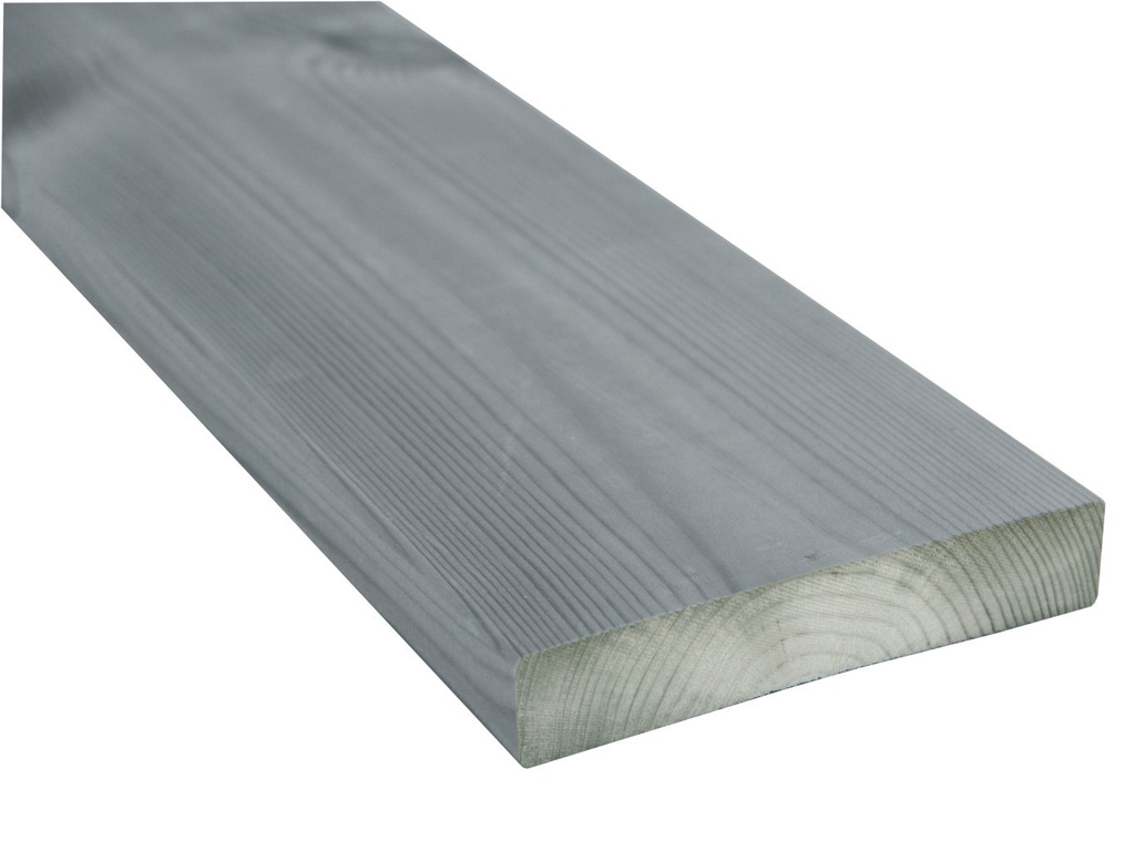 Terassilauta Kestopuu Harmaa 28x145 mm Sileä
