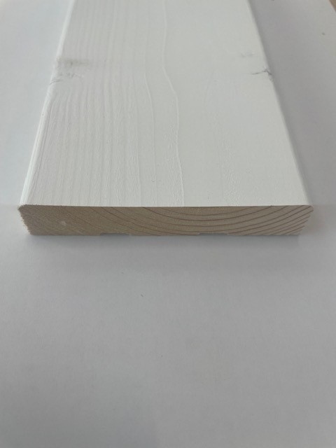 Kuusi 18x95x2200 mm Valkoinen Talouslaatu (5kpl/pkt)