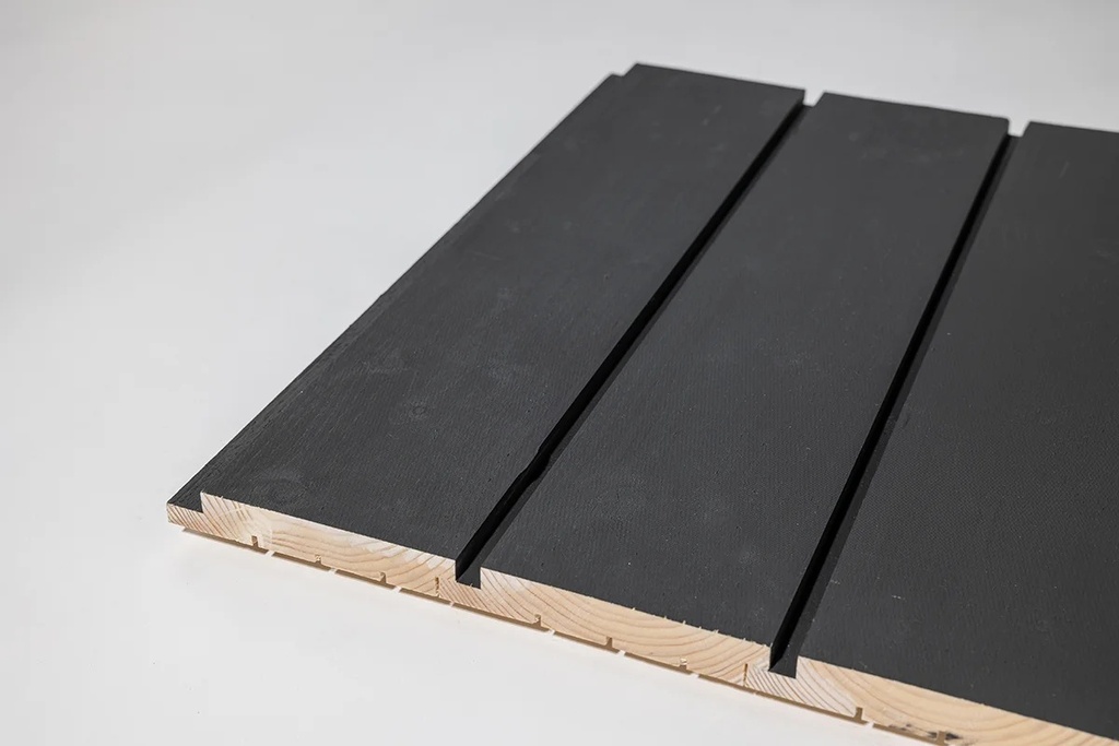 23x145 UYS HH Pohjamaalattu 7310 MUSTAn. 40m2 erä 