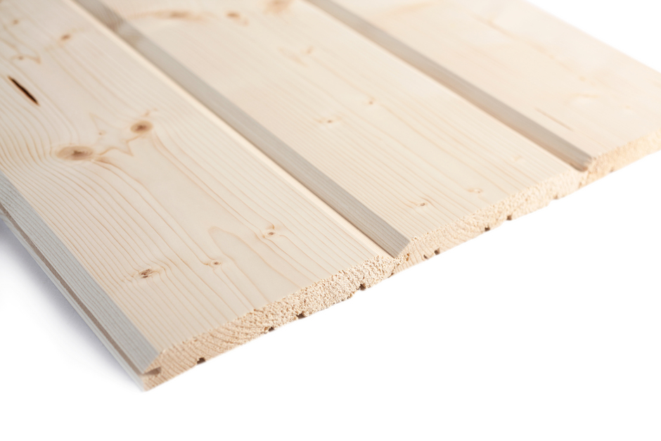 20x220 Hirsipaneeli Puuvalmis TK  L=5400 (2,96m2/pkt, 3kpl/pkt)