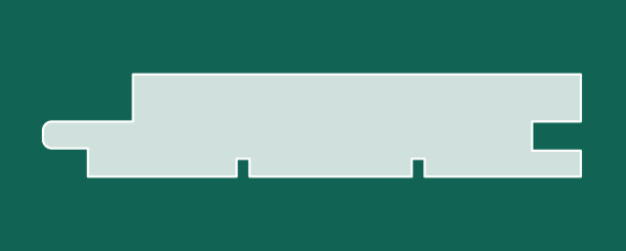 23x120 UTS Pohjamaalattu ruskea RR31 AB-Laatu