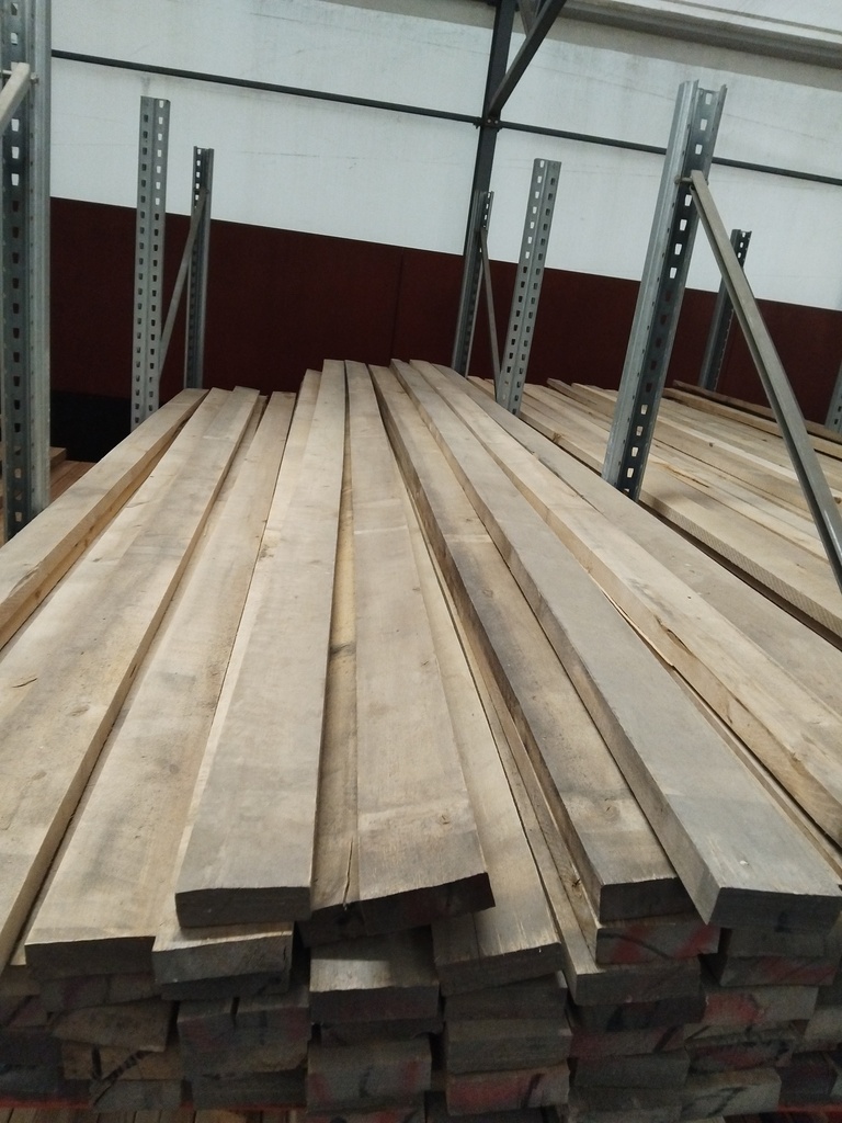 Koivulauta 34x100x3300-4100 mm Sahapintainen