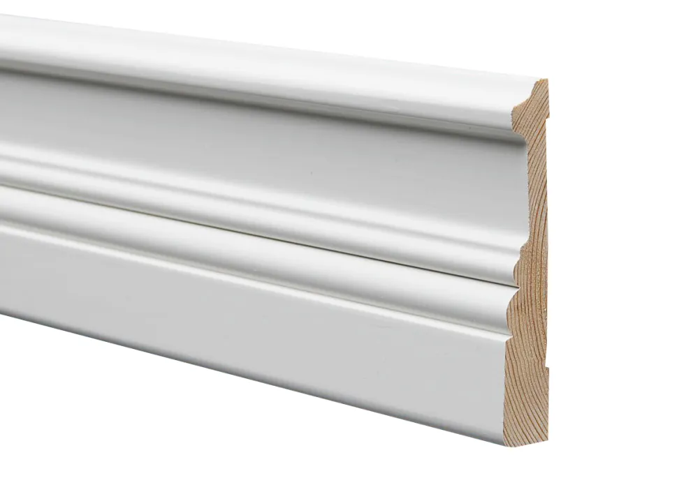 Peitelista Mänty 20x118x3200 mm Koriste Valkoinen