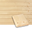 Kuusipaneeli 14x120x2400 mm STS4P (1,02m2/pkt, 4kpl/pkt)