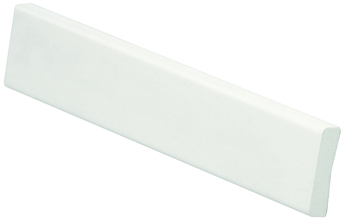 10x42 Peitelista PVC Valkoinen l=2,2m