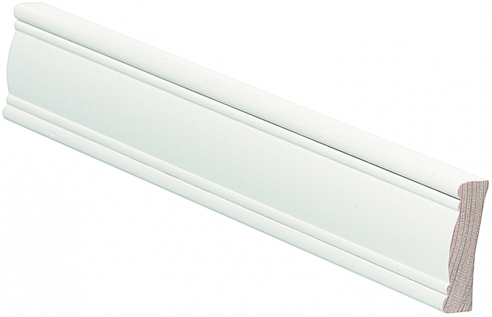 Peitelista Mänty 12x42x2200 mm Koriste Valkoinen