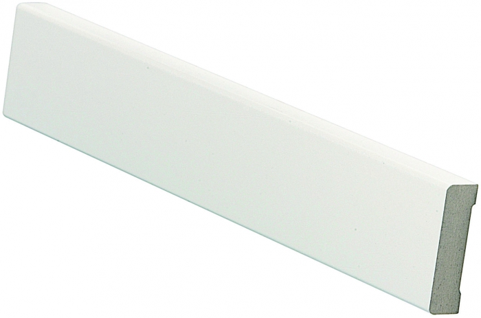 Peitelista MDF 12x42x3300 mm Valkoinen