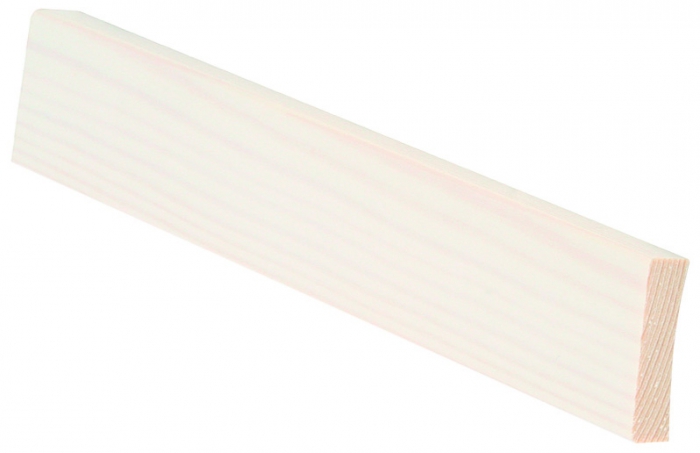 Peitelista Mänty 12x42x2200 mm Valkolakattu