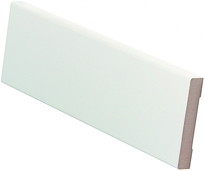 Peitelista MDF 12x70x2440 mm Valkoinen