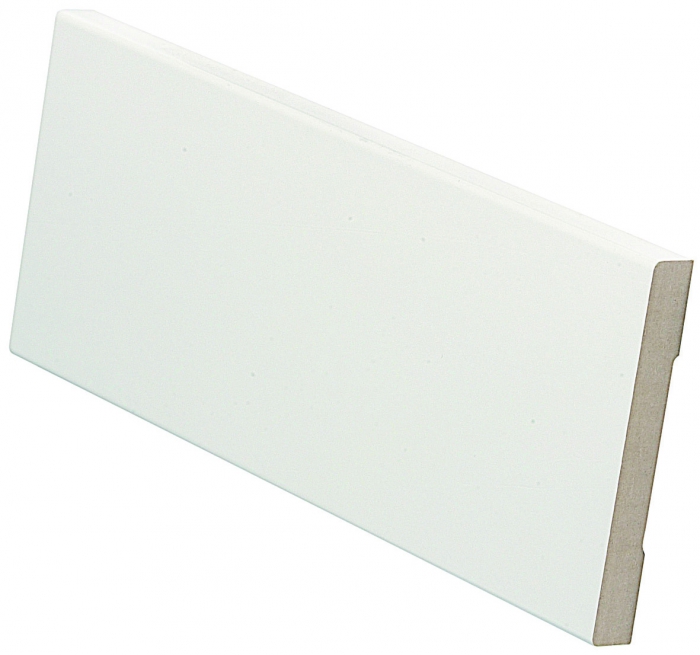 12x95 Peitelista MDF Valkoinen l=2,44m