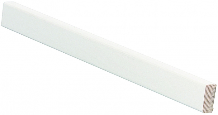 Peitelista Mänty  8x20x3600 mm Valkoinen