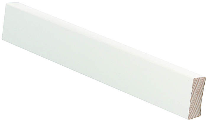 Jalkalista Mänty 12x32x3600 mm Valkoinen