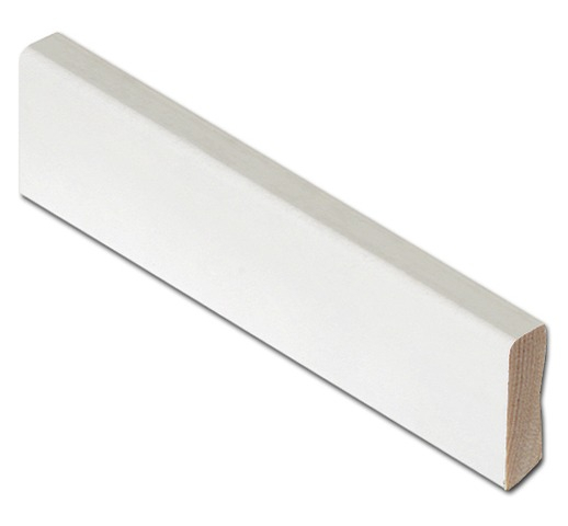 Jalkalista Mänty 12x42x3300 mm Valkoinen