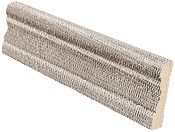 Jalkalista MDF 12x58x2440 mm Koriste Valkotammi