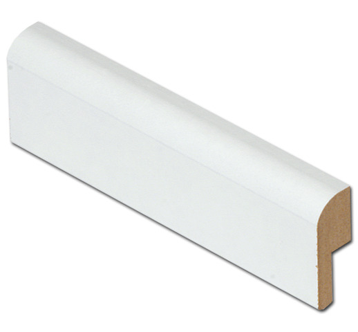 16x42 Jalkalista MDF Johtoura Valkoinen l=2,75m