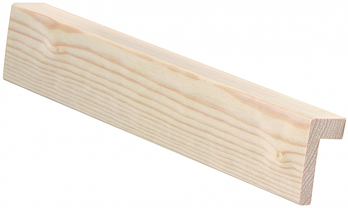 Reunalista Mänty 21x42/13x2200 mm Puuvalmis