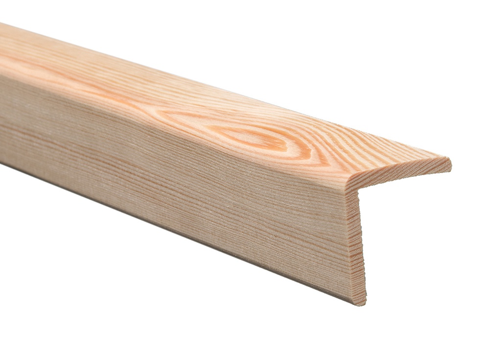 Reunalista Mänty 42x42/36x3200 mm Puuvalmis