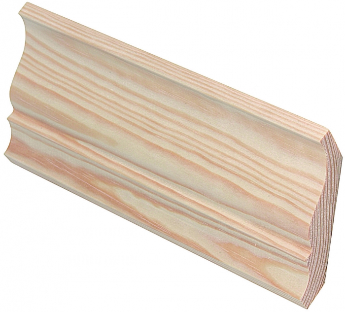 Kattolista Mänty 15x95x3600 Koriste Puuvalmis