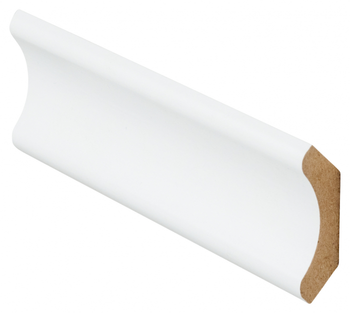 Kattolista MDF 16x55x2800 mm Puhdas Valkoinen