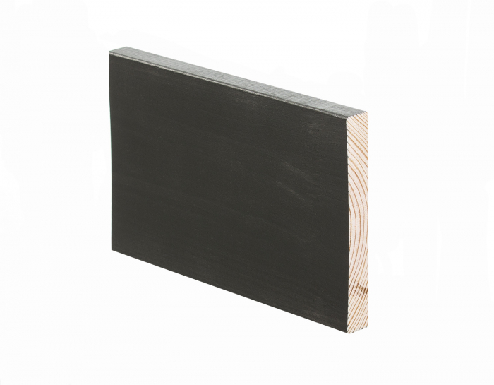 15x118 Smyygilista Saunasuoja Ebenholz L=3,3m