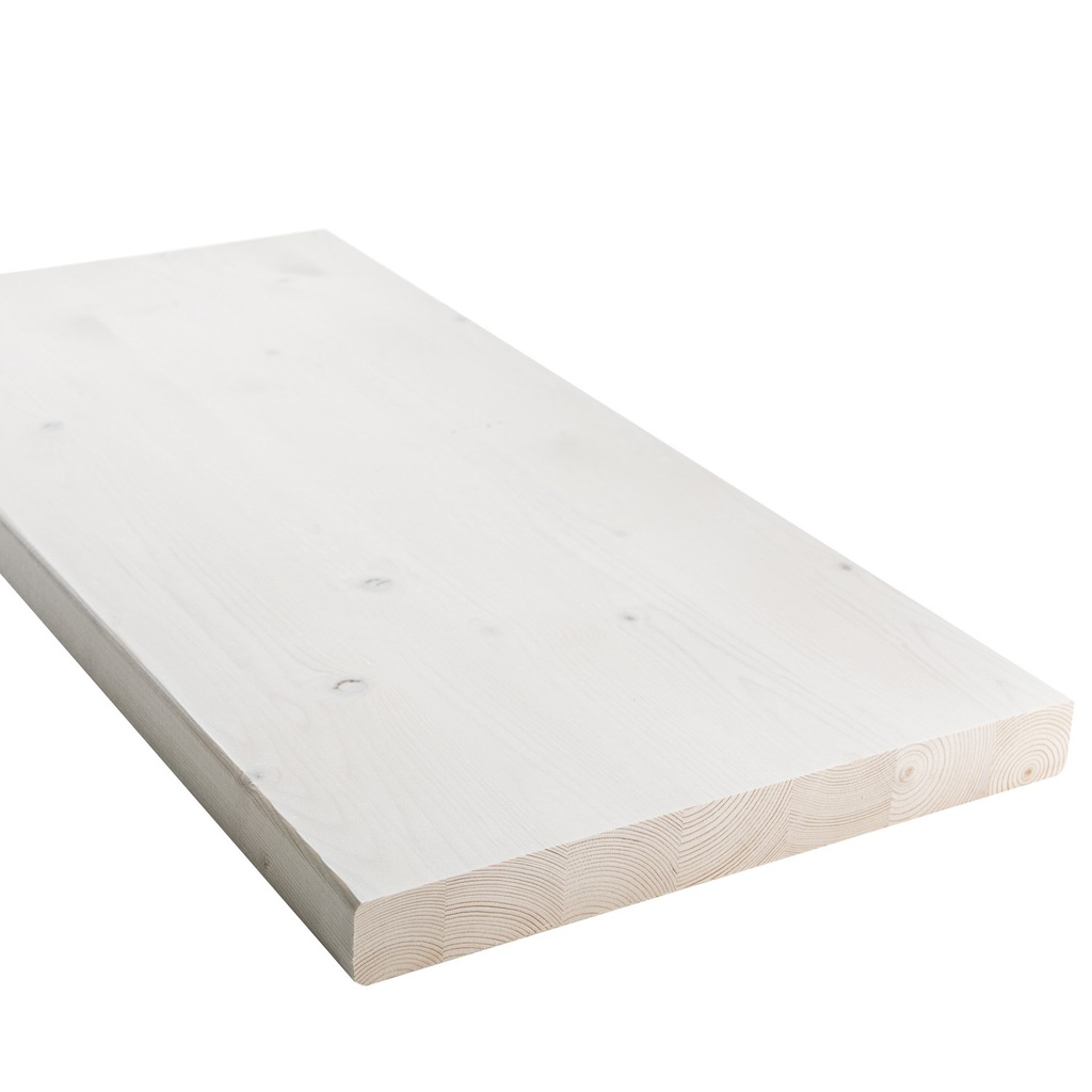 Laudelauta Kuusi 32x295x2350 mm Valkoinen